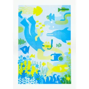 YUK FUN Ocean Explorer Riso Print