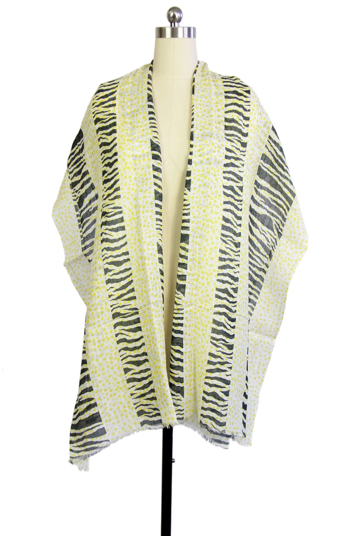 Zebra Striped Scarf