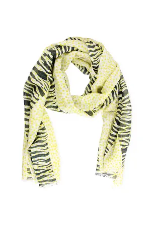 Zebra Striped Scarf