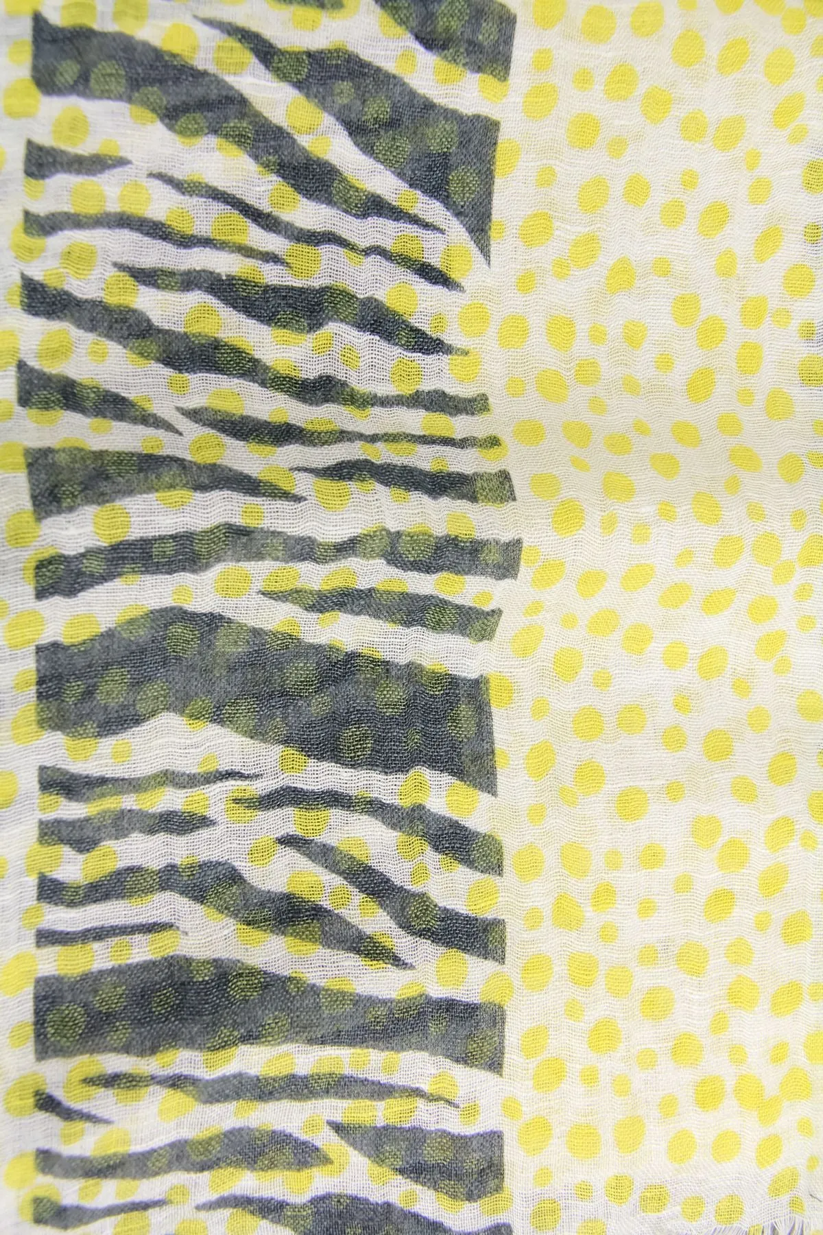 Zebra Striped Scarf